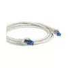 RNS® patchkaapeli SmartFLEX, Cat.6A, S/FTP, PiMF, halogeeniton (LSZH), 500 MHz, CU, harmaa, 10 m, Good Connections® (8060-SF100)