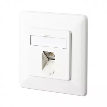 METZ CONNECT BTR E-DAT C6 8(8) UP - liitäntärasia, uppoasennus - RJ-45 - puhtaanvalkoinen, RAL 9010 (1307371002-I)