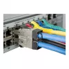 METZ CONNECT pro - verkkoliitäntä - RJ-45 (M) - suojattu - CAT 8,1 - IEEE 802,3bq - sininen (130H405032-E)