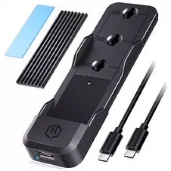 Telakointiasema GrauGear G-M207-10G M.2 SSD NVMe/NGFF -asemalle, työkaluton asennus, tukee yhtä M.2-moduulia