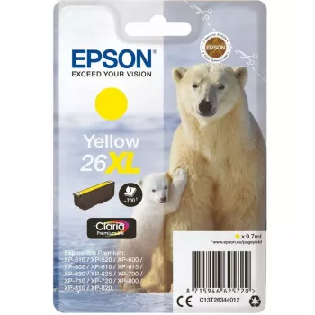 Mustepatruuna keltainen 26XL/C13T26344010 Epson