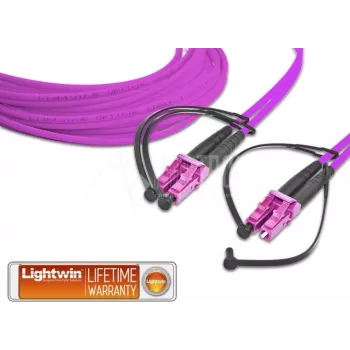 Lightwin verkkokaapeli, multimode LC-LC 3m OM4 (LDP-50 LC-LC 3.0 OM4)