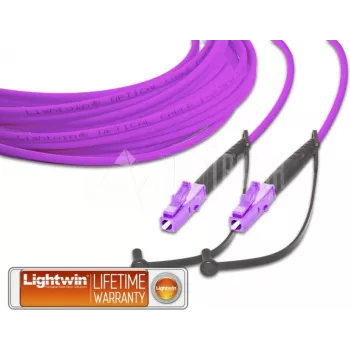 Lightwin High Quality Simplex kuitu-verkkokaapeli, MM OM4, LC - LC kuitu-verkkokaapeli (LSP-50 LC-LC 2.0 OM4)