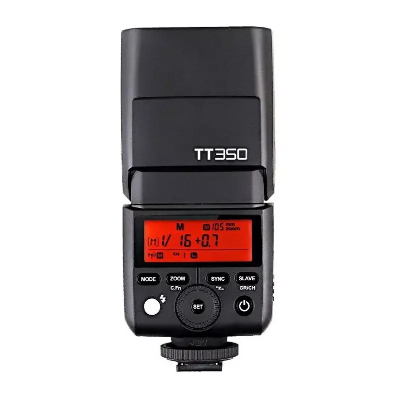 Orjasalama Godox TT350F musta 2,2 s latausaika AA-paristo