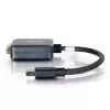 C2G Mini DisplayPort - DVI -sovitin 20 cm Thunderbolt - DVI-D musta