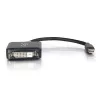 C2G Mini DisplayPort - DVI -sovitin 20 cm Thunderbolt - DVI-D musta
