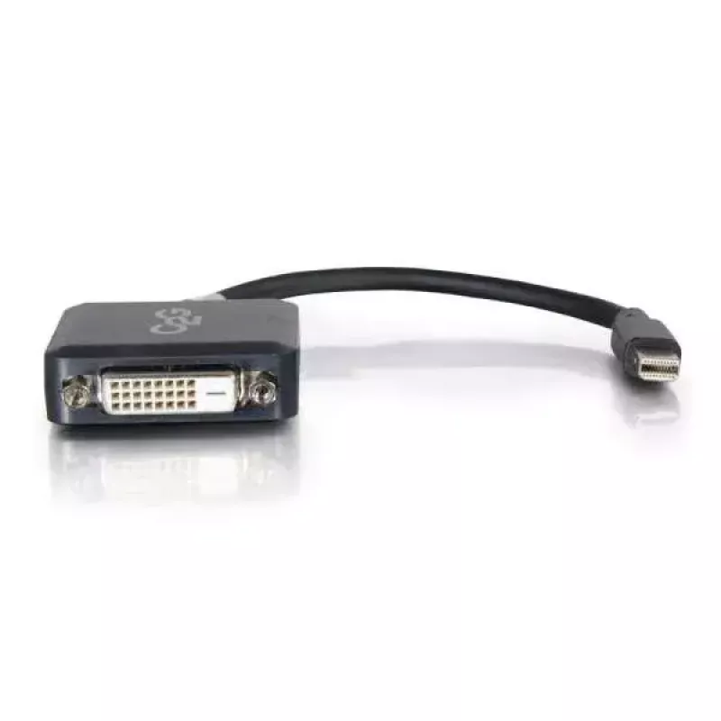 C2G Mini DisplayPort - DVI -sovitin 20 cm Thunderbolt - DVI-D musta