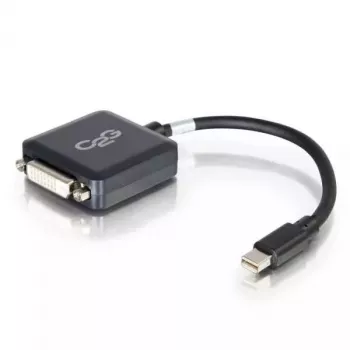 C2G Mini DisplayPort - DVI -sovitin 20 cm Thunderbolt - DVI-D musta