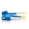 C2G InfiniBand-kuitu-kaapeli 2 m LC SC OFNR keltainen