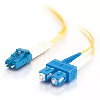 C2G InfiniBand-kuitu-kaapeli 2 m LC SC OFNR keltainen