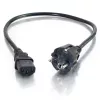 C2G virtakaapeli 3 m 16 AWG IEC320C13 - CEE7/7