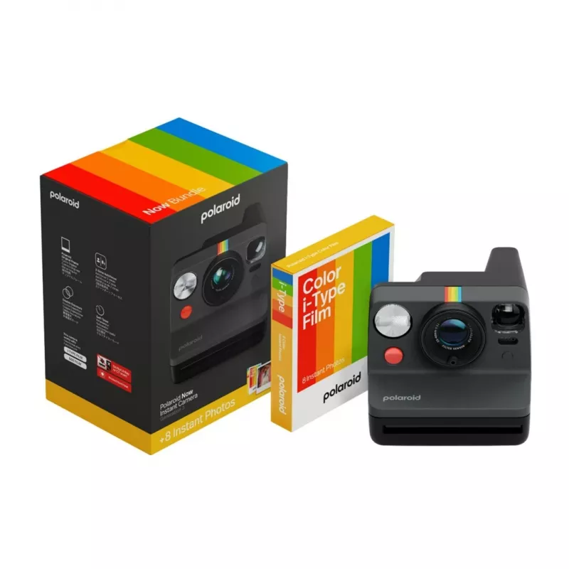 Polaroid Now Bundle pikakamera Gen. 3 (aloituspaketti) musta