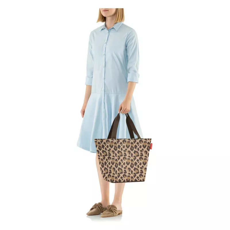 reisenthel Shopping Bag shopper M LEO MACCHIATO tekokuitu ruskea ZS6048 (ZS6048)