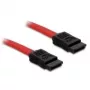 Delock SATA-kaapeli 30 cm suora/suora punainen (84247)