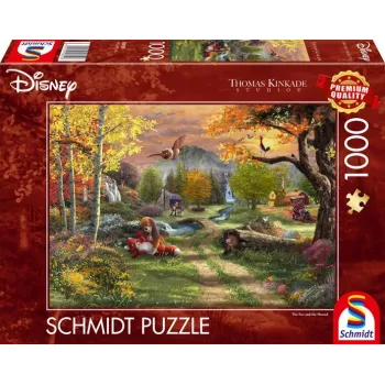 Thomas Kinkade Studios: Disney - Cap ja Capper, palapeli 1000 palaa
