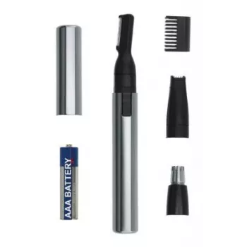 Wahl 05640 bikinitrimmeri, musta/hopea