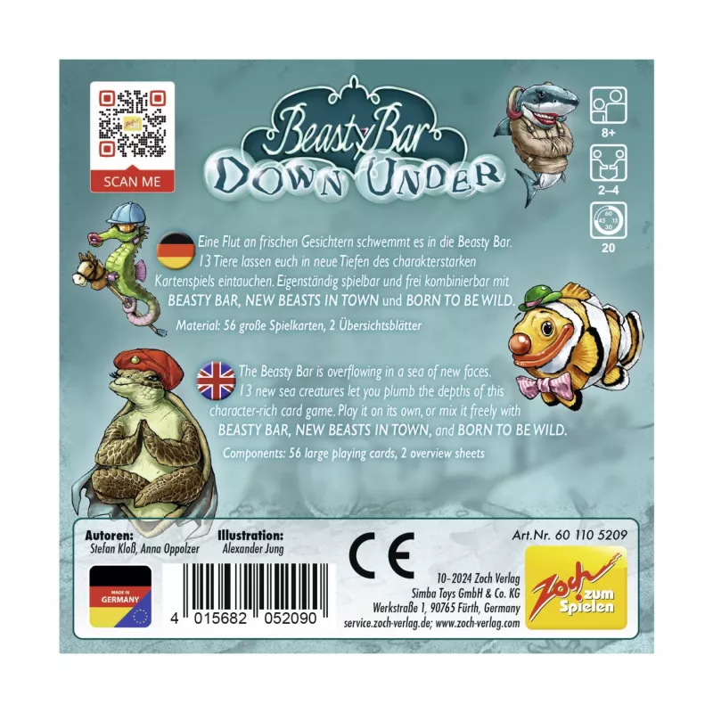 Beasty Bar - Down Under, korttipeli