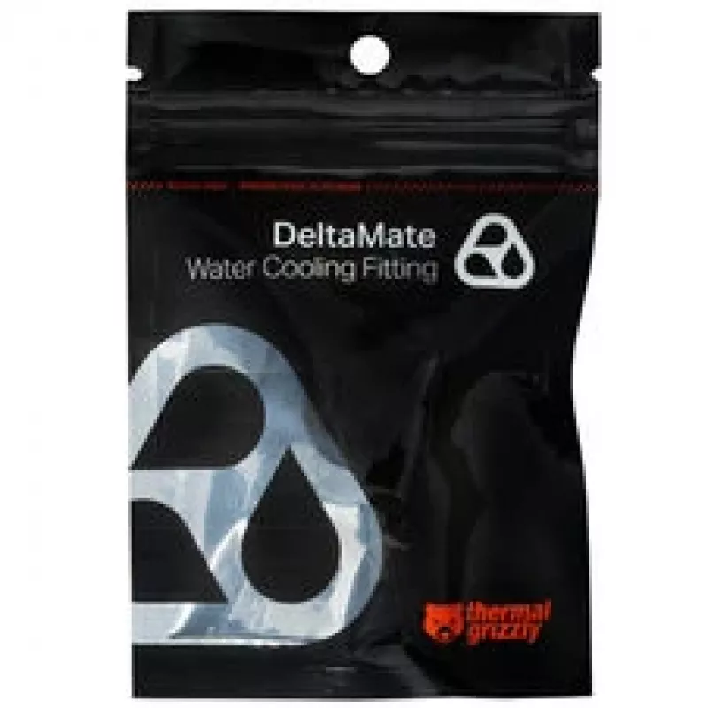 Thermal Grizzly DeltaMate Extender Fitting MM7R, messinki G1/4, musta (TG-DM-FIT-0011)