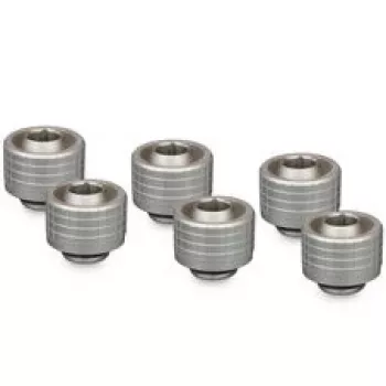 Thermal Grizzly DeltaMate Compression Fitting ST16, messinki G1/4, nikkeli, 6 kpl:n pakkaus (TG-DM-FIT-6201)