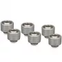 Thermal Grizzly DeltaMate Compression Fitting ST16, messinki G1/4, nikkeli, 6 kpl:n pakkaus (TG-DM-FIT-6201)