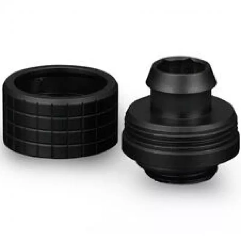 Thermal Grizzly DeltaMate Compression Fitting ST16, messinki G1/4, musta, 6 kpl:n pakkaus (TG-DM-FIT-6001)