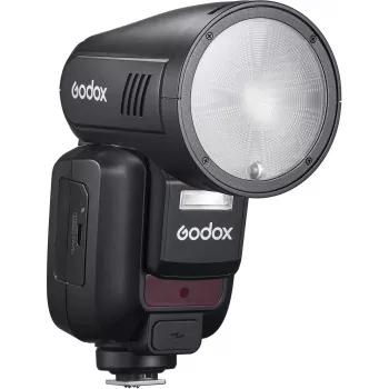 Salama Godox V100‑N Nikonin kameroille — kannettava TTL-li-ion-kiinnityssalama