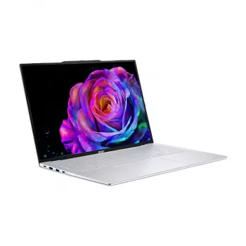 Kannettava tietokone Acer Swift Air 16 OLED SFA16-61M-R2T2 — AMD Ryzen AI 5 330, 16 tuuman WUXGA, 16 GB RAM, 512 GB SSD, Windows 11 Home, hopea