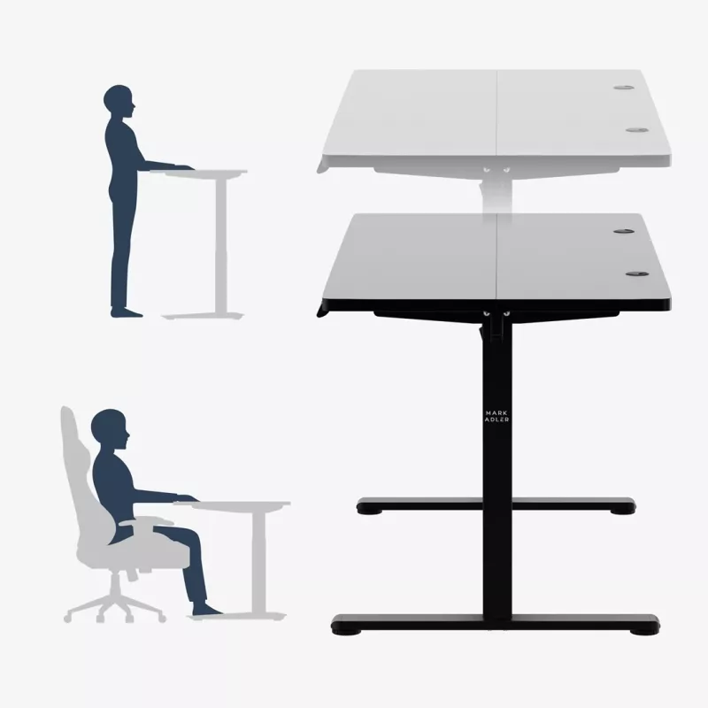 Työpöytä mark adler Leader 7.3 musta – korkeussäädettävä ergonominen työasema
