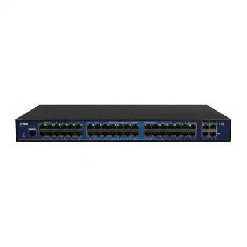 ALLNET kytkin täysin hallittava Layer 2+ 44 porttia Gigabit • 12x GbE • 28x GbE SFP • 4x SFP+ • JSON API • ydin-kytkin • ALL-SG9440MJ-10G