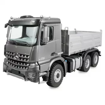 Kauko-ohjattava Amewi Mercedes Arocs kippiauto 6x6 1:14 RTR antrasiitti, mittakaava 1:14, 6x6-veto