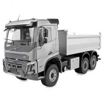 Radio-ohjattava Amewi Volvo FMX E015 6x4 kippiauto 1:14 RTR hopea
