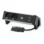 Virtamoduuli Bachmann DESK2 2x CEE7/3-pistorasialla ja USB, 100W USB C/C, GST18 0,2m, musta