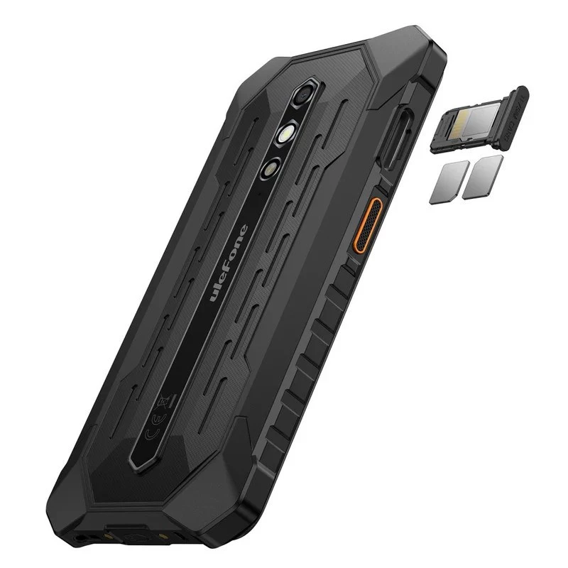 Järeä älypuhelin UleFone RugKing 2 Pro – 4 GB RAM, 128 GB tallennustila, musta