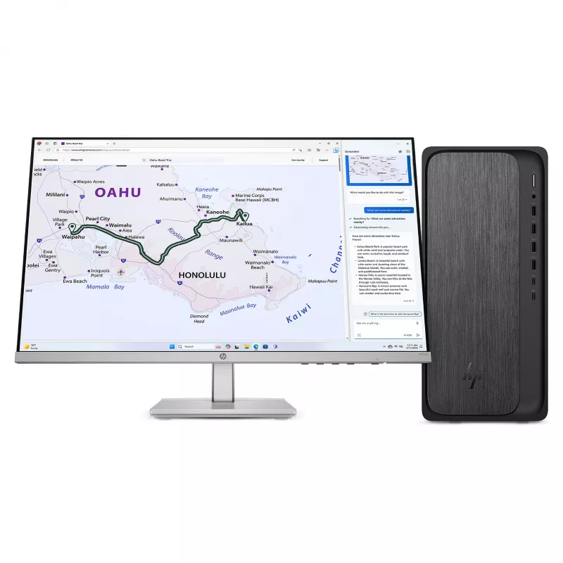 HP OmniDesk M02-0055ng AMD Ryzen™ 5 8500G pöytätietokone Tower (BA2V0EA#ABD)