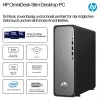 HP OmniDesk S03-0032ng ohut pöytätietokone, Intel Core i3-14100, 8 GB DDR5, 512 GB SSD, Windows 11 Home, musta/hopea