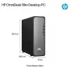 HP OmniDesk S03-0055ng Intel Core i5-14400 Slim Tower -pöytätietokone - täysjärjestelmä - Core i5