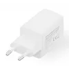 Seinäntalaturi DIGITUS USB GaN 45W — 1× USB-C, 1× USB-A, tulo 100–240V, valkoinen