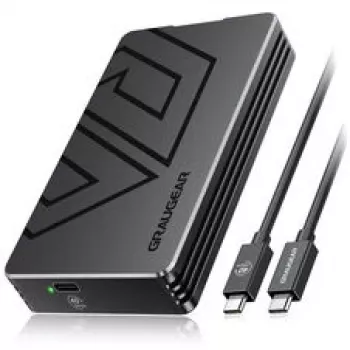 Ulkoinen M.2 SSD -kotelo GrauGear G-M2U4-40G01 PCIe 4.0:lla ja USB‑C:llä