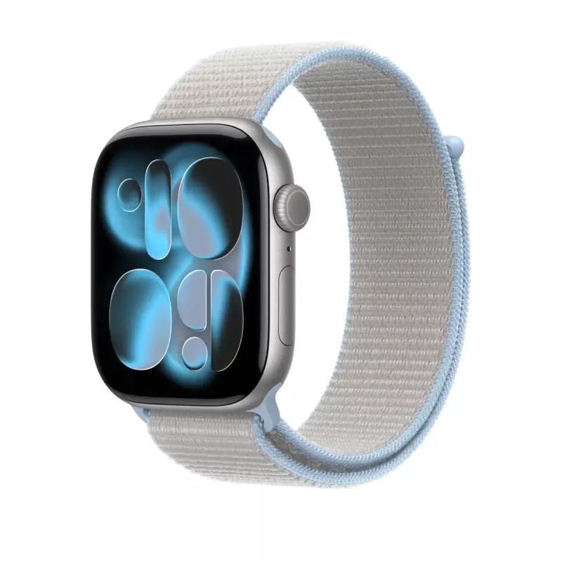 Ranneke – Apple Sport Loop 46mm Apple Watch, Blue Mist (harmaa), yksittäispakkaus