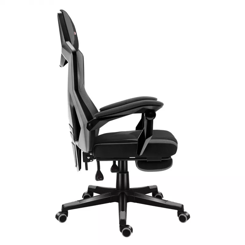 Pelituoli huzaro Combat 3.1 harmaa — ergonominen, säädettävä istuin pelaajille