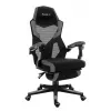 Pelituoli huzaro Combat 3.1 harmaa — ergonominen, säädettävä istuin pelaajille