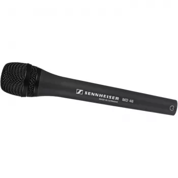 Sennheiser MD 46 dynaaminen reportterikäs mikrofoni, kardioidi, MD 46