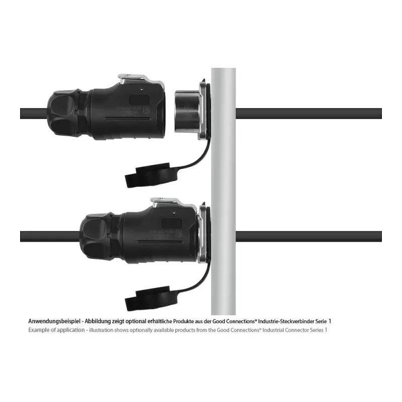Good Connections teollisuusliitin S1 - Power 4-pin M20