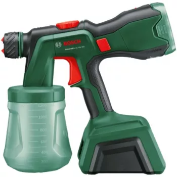 Akkukäyttöinen ruiskupistooli UniversalSpray 18V-300 solo (vihreä, ilman akkua ja laturia, POWER FOR ALL ALLIANCE)