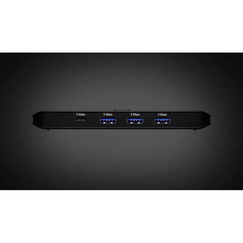 USB 3.2 Gen1 2x4 jakokytkin ATEN US5324, isäntä A + C ja 4 laiteliitäntää