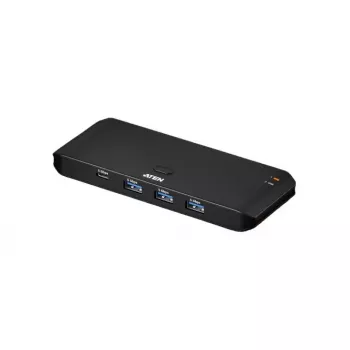USB 3.2 Gen 1 -jakokytkin ATEN US4324 — 2x isäntä 4x laitteeseen, USB-A/USB-C-liitännät, 5 Gbit/s