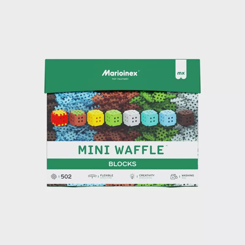 Rakennuslelu Marioinex Klocki Waffle Mini Blocks — 502 kpl