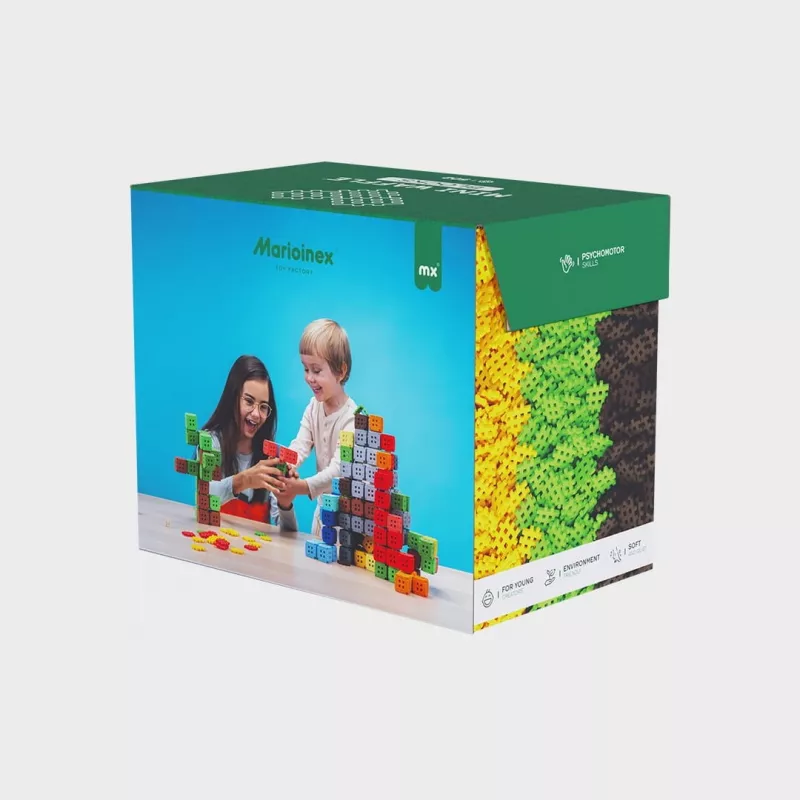Rakennuslelu Marioinex Klocki Waffle Mini Blocks — 502 kpl