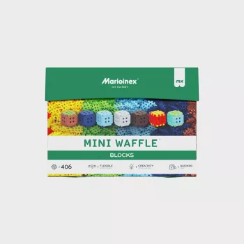 Rakennuspalikat Marioinex Mini Waffel 406 kpl — rakennussarja luovaan leikkiin