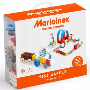 Rakennuspalikat Marioinex Mini Waffle Set 3 — 140 osaa, pienet yhteenliittyvät rakennuspalikat
